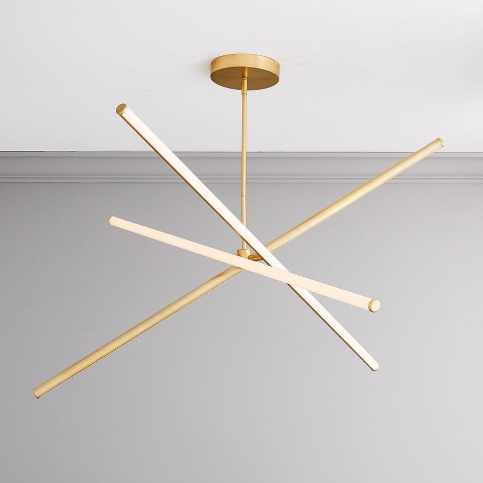 Light Rods LED Chandelier West Elm UK